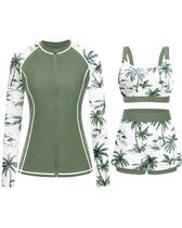 Conjunto de Protetor Solar Daci Verde Palmeira com 3 Peças e Proteção UV50 Conjunto de Protetor Solar Daci Verde Palmeira com 3 Peças e Proteção UV50