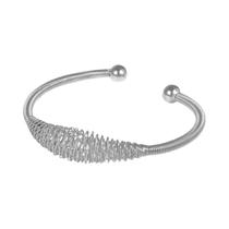 Conjunto De Pulseira Robusta De Aço Inoxidável Elegante Feminino 2 Peças De Acessórios De Moda De
