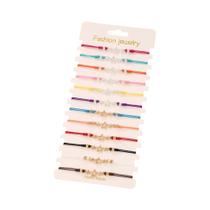 Conjunto De Pulseiras Ajustáveis Feitas À Mão Para Meninas, 12 Peças, Cordão Trançado, Melhor