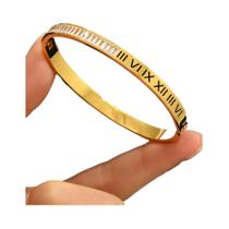 Conjunto De Pulseiras De Aço Inoxidável Com Zircônia Trevo De Cinco Folhas Da Sorte, Estilo Elegante