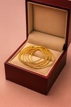 CONJUNTO DE PULSEIRAS DE ARO Cor:Dourado - FFD700 CONJUNTO DE PULSEIRAS DE ARO Cor:Dourado - FFD700