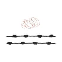 Conjunto De Pulseiras De Corda Vermelha Com 7 Nós Amuleto Da Sorte Feito À Mão Para Mulheres,