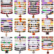 Conjunto de pulseiras de Halloween Ecation 96 unidades para mulheres e homens