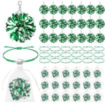 Conjunto de pulseiras e chaveiros de pompom Ecation Cheerleader, 20 unidades