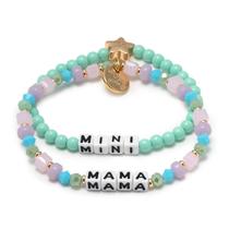 Conjunto de pulseiras Little Words Project Mama and Mini Beads Conjunto de pulseiras Little Words Project Mama and Mini Beads