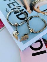 Conjunto de Pulseiras Semi Joia Maxi tal Mãe tal Filha