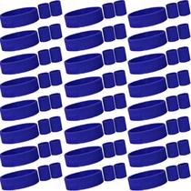 Conjunto de pulseiras Yuxung, 90 peças de algodão felpudo, azul escuro Conjunto de pulseiras Yuxung, 90 peças de algodão felpudo, azul escuro
