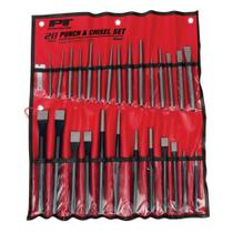 Conjunto de Punções e Cinzéis Performance Tool W754 com 28 Peças