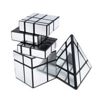 Conjunto de Puzzle AI-YUN Speed Cube - 3 Cubos Espelho (2x2 e 3x3)