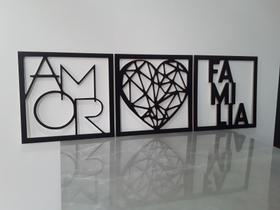 Conjunto de quadros Amor&Familia