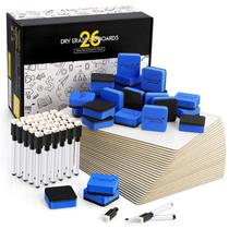 Conjunto de quadros brancos Magicfly 26 peças 23 x 30 cm dupla face