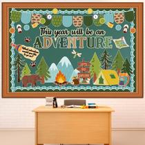 Conjunto de quadros de avisos Funrous Explore Adventure Camping Theme Conjunto de quadros de avisos Funrous Explore Adventure Camping Theme