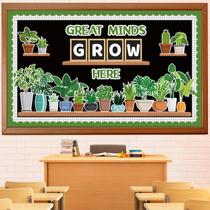 Conjunto de quadros de avisos Glicholi Summer Potted Plant Greenery