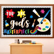 Conjunto de quadros de avisos Justforjoyful Art Paint Religious