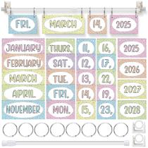 Conjunto de quadros de avisos TecUnite Pastel Calendar Girl 2025-2028