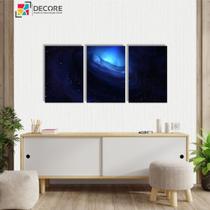 Conjunto De Quadros Decorativos Universo Espaço Galáxia