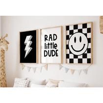 Conjunto de Quadros em Tela Joocrise para Quarto de Menino 41x61 cm