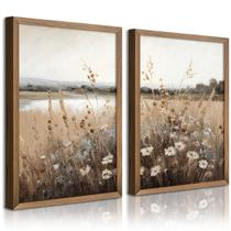 Conjunto de Quadros em Tela Joocrise Wildflower 41x61 cm Sem Moldura Conjunto de Quadros em Tela Joocrise Wildflower 41x61 cm Sem Moldura