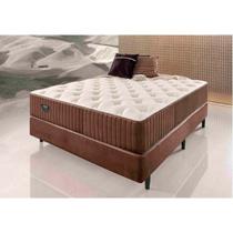Conjunto de Quarto 2 Peças 1 Base Box Casal e 1 Colchão Uni Ecoflex