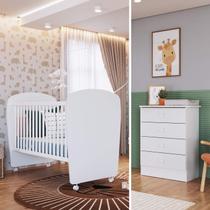 Conjunto de Quarto Infantil com Berço 2 Peças Céu Percasa Móveis Conjunto de Quarto Infantil com Berço 2 Peças Céu Percasa Móveis
