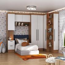 Conjunto de Quarto Infantil Completo Modulado 5 Peças Ella Yescasa