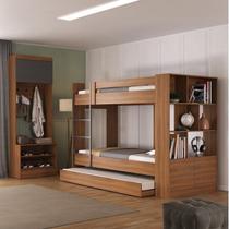 Conjunto de Quarto Juvenil com Treliche e Sapateira Porto Yescasa