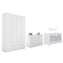 Conjunto de Quarto para Bebê com Guarda Roupa Comoda e Berço Conjunto de Quarto para Bebê com Guarda Roupa Comoda e Berço