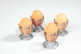 Conjunto de quatro(4) porta ovos de aço - Hudson