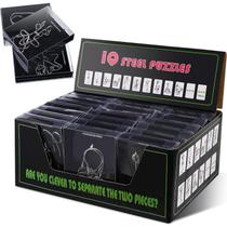 Conjunto de quebra-cabeças de metal Yilloog, pacote com 24 brinquedos IQ Wire Brain Conjunto de quebra-cabeças de metal Yilloog, pacote com 24 brinquedos IQ Wire Brain