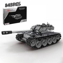 Conjunto de quebra-cabeças de tanque de metal 3D BYTEWAR Articulable 843 peças