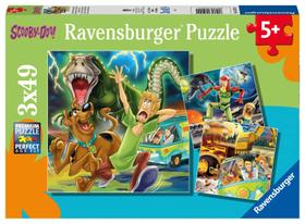 Conjunto de quebra-cabeças Ravensburger Scooby Doo Three Night Fright