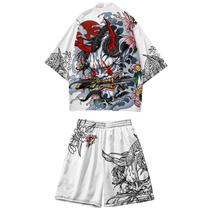 Conjunto de quimonos DOSLAVIDA masculino, estilo japonês, leve