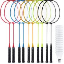 Conjunto de raquetes de badminton Woanger, pacote com 10, 67 cm, leve