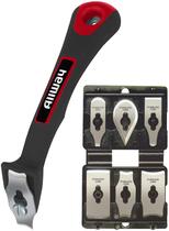 Conjunto de raspadores ALLWAY CS6 Soft-Grip Contour com 6 lâminas e lima Conjunto de raspadores ALLWAY CS6 Soft-Grip Contour com 6 lâminas e lima