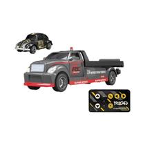 Conjunto De Reboque De Carro Mini RC De Alta Velocidade Em Escala 1:64 Brinquedo De Liga De Controle