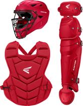 Conjunto de receptor Easton Black Magic 3.0 Juvenil Grande Vermelho