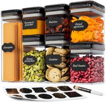 Conjunto de recipientes de armazenamento de alimentos Chef's Path de 7 peças sem BPA Conjunto de recipientes de armazenamento de alimentos Chef's Path de 7 peças sem BPA