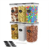 Conjunto de recipientes de armazenamento de alimentos DWËLLZA KITCHEN 2.0L x 6 peças
