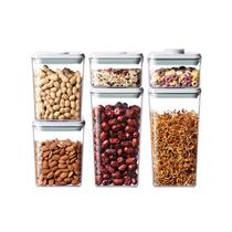 Conjunto de recipientes de armazenamento de alimentos EQI Pop 6 unidades 0,6/1,3/1,9 Qt Conjunto de recipientes de armazenamento de alimentos EQI Pop 6 unidades 0,6/1,3/1,9 Qt