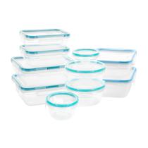 Conjunto de recipientes de armazenamento de alimentos Snapware Total Solution 20-Pc