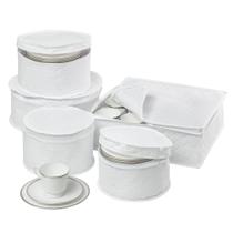 Conjunto de recipientes de armazenamento de louças Honey-Can-Do de 5 peças