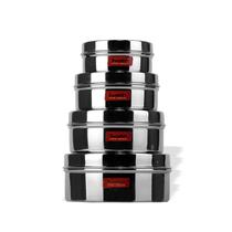 Conjunto de recipientes de armazenamento Sumeet em aço inoxidável 200-800ml