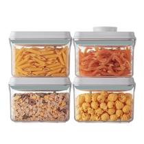 Conjunto de recipientes herméticos Ankou 1000mL x4 empilhável sem BPA