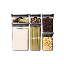 Conjunto de recipientes OXO SteeL de 6 peças POP com 0,4-4,4 Qt Conjunto de recipientes OXO SteeL de 6 peças POP com 0,4-4,4 Qt