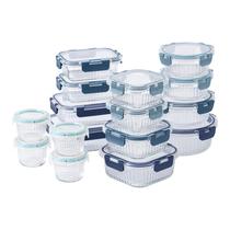 Conjunto de recipientes para alimentos COOK WITH COLOR Premium 32 unidades. Vidro de borossilicato Conjunto de recipientes para alimentos COOK WITH COLOR Premium 32 unidades. Vidro de borossilicato