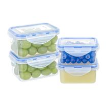 Conjunto de recipientes para alimentos KIGI 4x200ml 4x500ml de plástico à prova de vazamentos Conjunto de recipientes para alimentos KIGI 4x200ml 4x500ml de plástico à prova de vazamentos