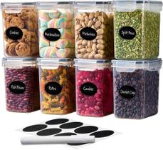 Conjunto de recipientes para armazenamento de alimentos DWËLLZA KITCHEN 1.4L - 8 peças