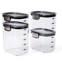 Conjunto de recipientes para armazenamento de alimentos Pantry Progressive ProKeeper+ Conjunto de recipientes para armazenamento de alimentos Pantry Progressive ProKeeper+