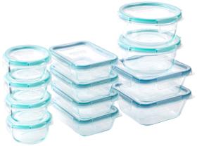 Conjunto de recipientes para armazenamento de alimentos Snapware Total Solution 24-Pc Conjunto de recipientes para armazenamento de alimentos Snapware Total Solution 24-Pc