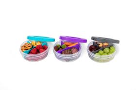 Conjunto de recipientes para lanches SnapLock Progressive 150ml, 3 peças Conjunto de recipientes para lanches SnapLock Progressive 150ml, 3 peças